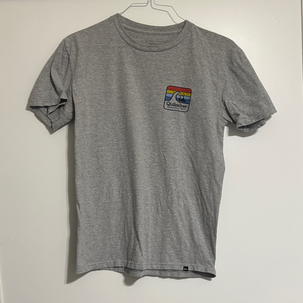 Quiksilver Heather Gray Short Sleeve Tee